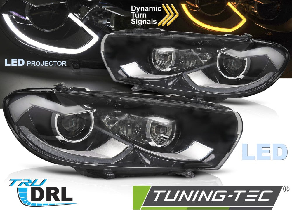 Fari Anteriori DRL Sequenziali per Volkswagen Scirocco (Mk3) 2008-2014