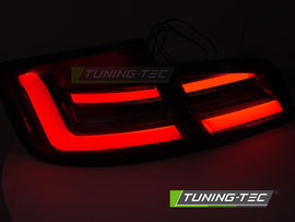 Fanali Posteriori LED BAR Sequenziali Fumé Rossi per BMW Serie 5 (F10) 2010-2013 – Coppia