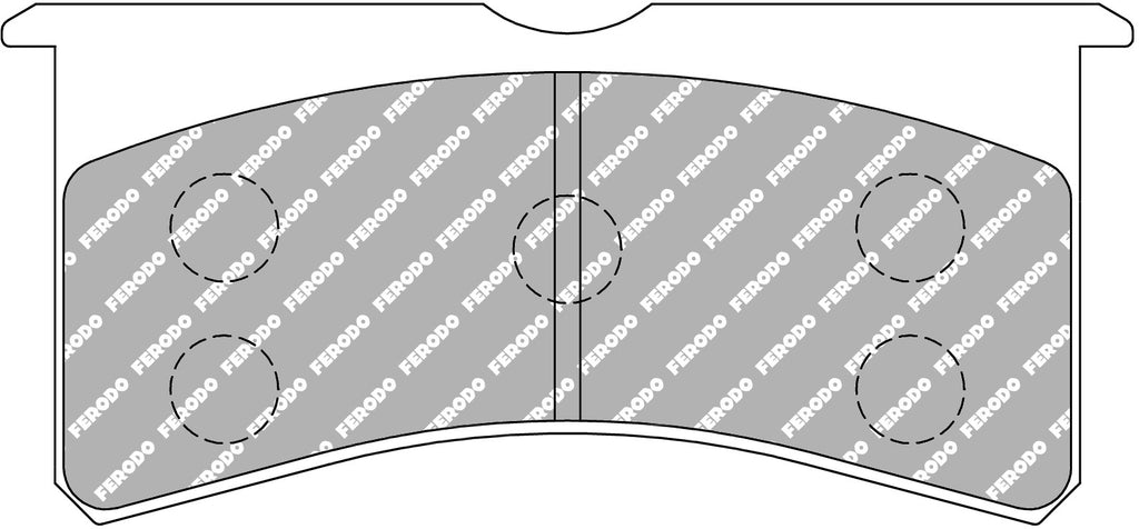 Pastiglie freni racing Ferodo DS1.11 anteriori per pinze AP Racing, Wilwood