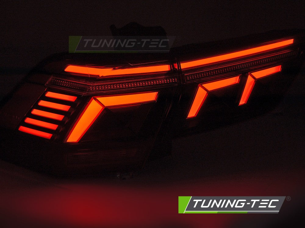 Fanali Posteriori Rossi LED BAR per Volkswagen Tiguan (Mk2 Facelift) 2020-2024