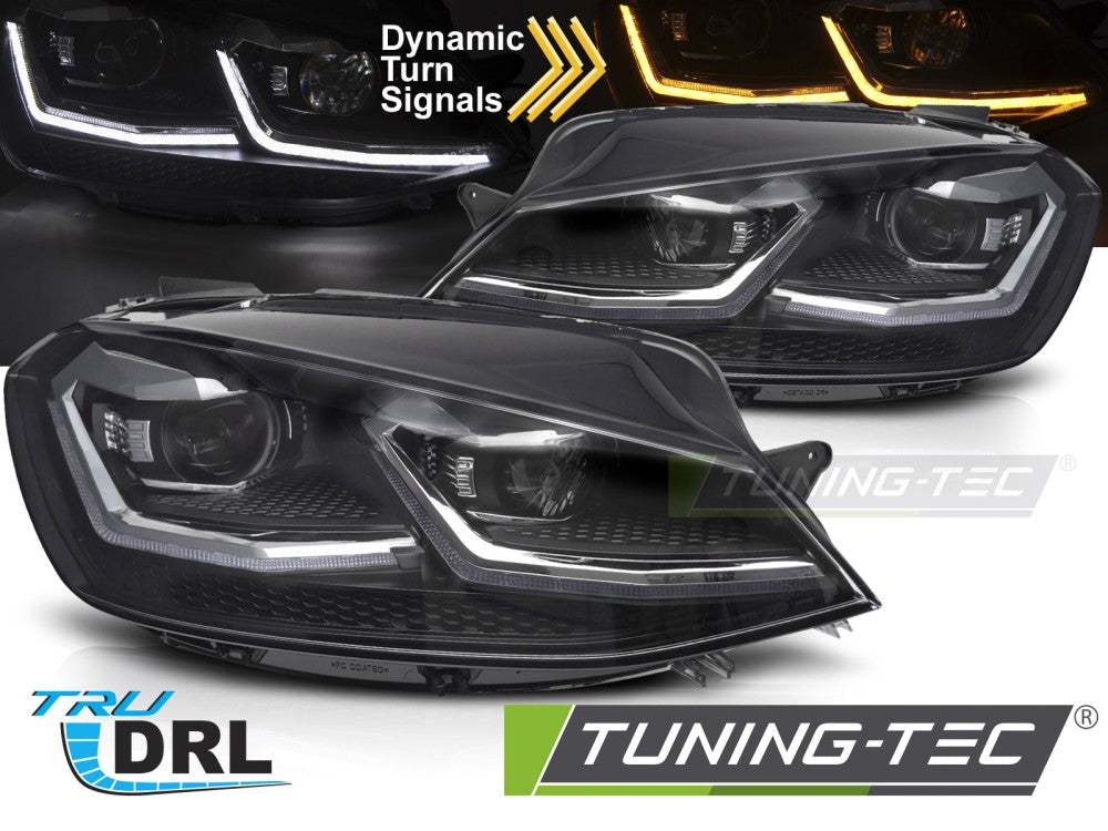 Fari Anteriori DRL Sequenziali per Volkswagen Golf (Mk7 Facelift) 2017-2019
