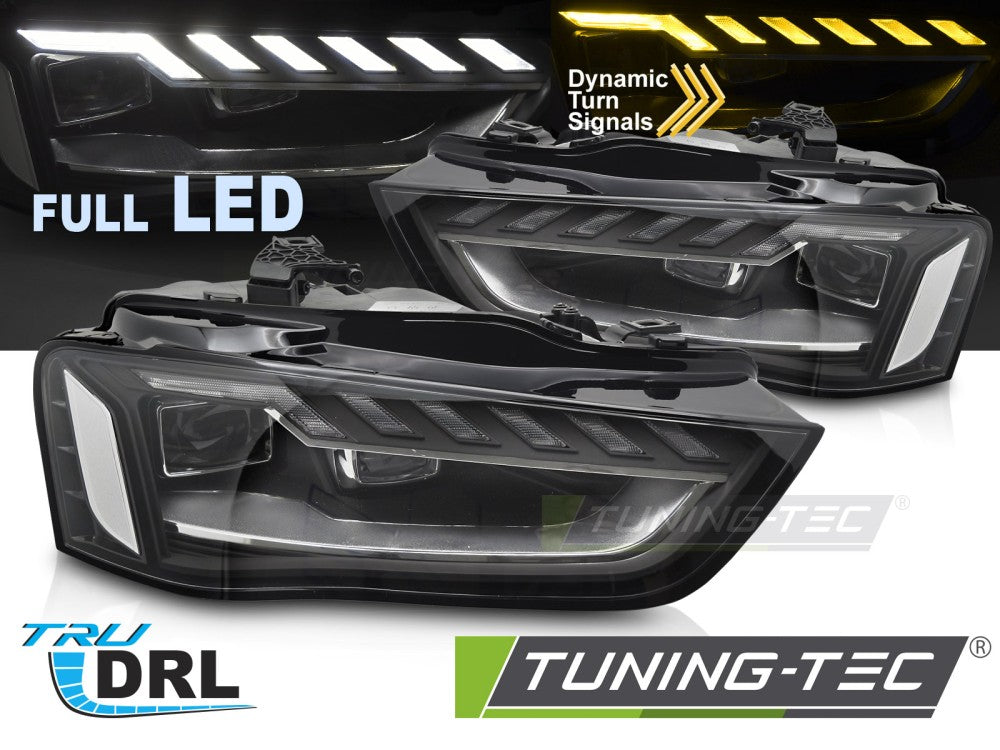Fari Anteriori DRL Sequenziali per Audi A4 (B8 Facelift) 2012-2015