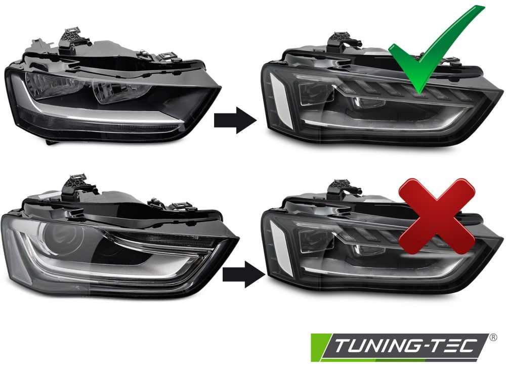 Fari Anteriori DRL Sequenziali per Audi A4 (B8 Facelift) 2012-2015
