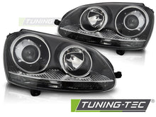 Load image into Gallery viewer, Fari Anteriori Neri per Volkswagen Golf (Mk5) 2003-2009