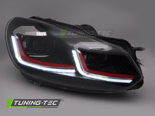 Carica l'immagine nel visualizzatore di Gallery, Fari Anteriori Rossi DRL Sequenziali per Volkswagen Golf (Mk6) 2008-2012