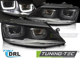 Fari Anteriori U-LED DRL per Volkswagen Jetta (Mk6) 2011-2018 – Coppia