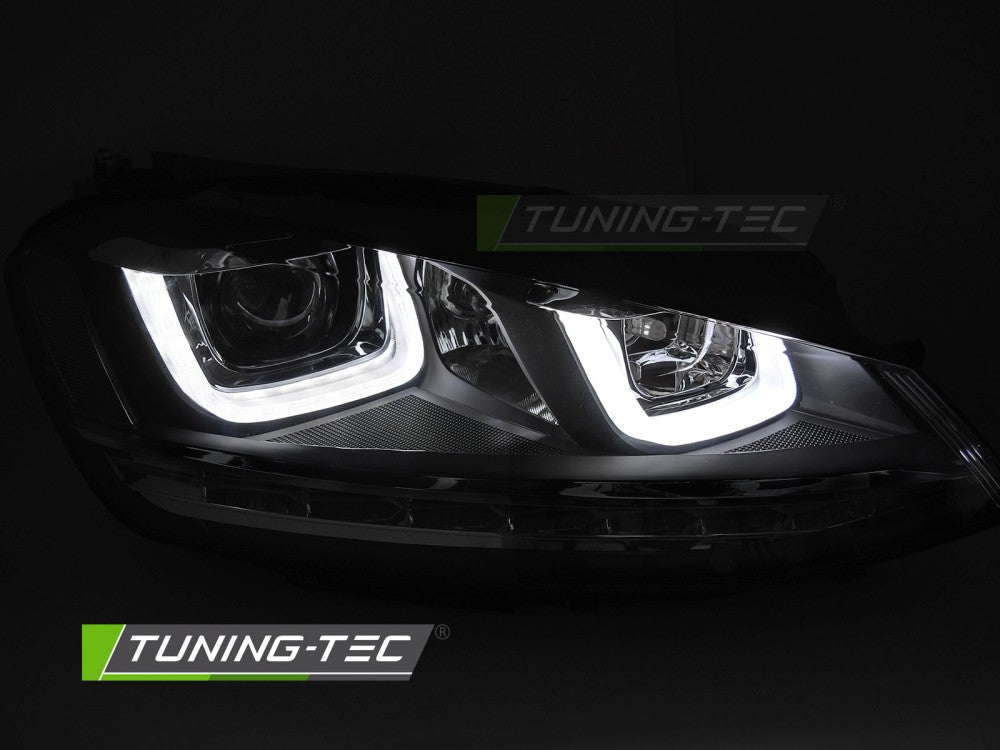 Fari Anteriori Rossi DRL Sequenziali per Volkswagen Golf GTI (Mk7) 2013-2017