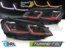 Carica l'immagine nel visualizzatore di Gallery, Fari Anteriori Rossi DRL Sequenziali per Volkswagen Golf GTI (Mk7) 2013-2017