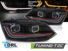 Carica l'immagine nel visualizzatore di Gallery, Fari Anteriori Rossi DRL Sequenziali per Volkswagen Polo (Mk5) 2009-2017
