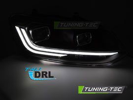 Fari Anteriori Rossi DRL Sequenziali per Volkswagen Polo (Mk5) 2009-2017