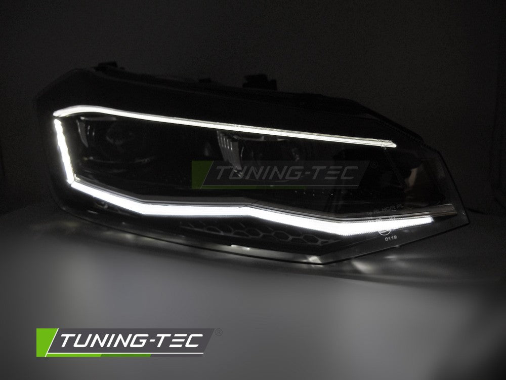 Fari Anteriori DRL Sequenziali per Volkswagen Polo (Mk6) 2017-2021