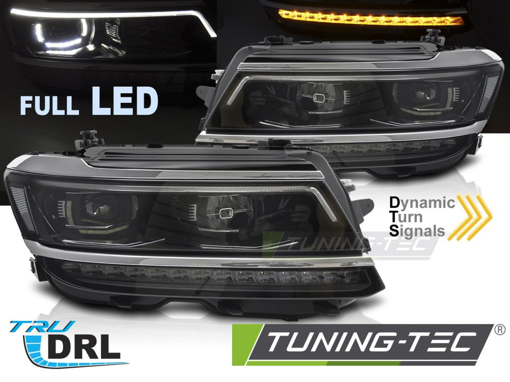 Fari Anteriori DRL Sequenziali per Volkswagen Tiguan (Mk2) 2015-2020