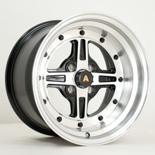 Cerchio in lega Autostar Kashiko 15x9 4x100 ET0 Silver &amp; Black