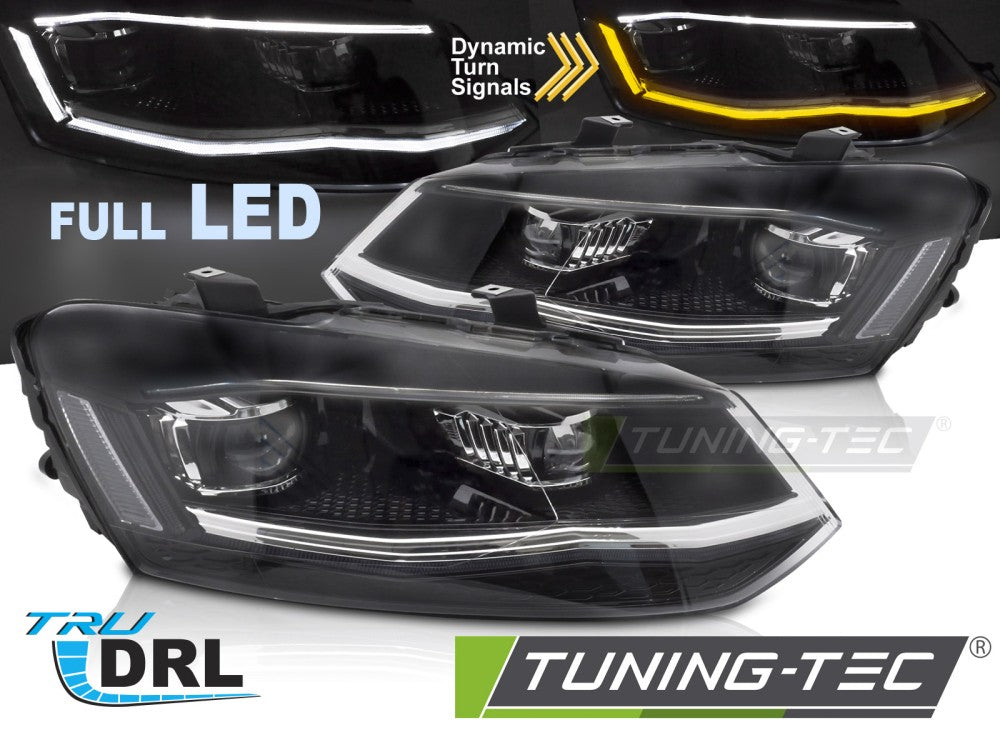 Fari Anteriori DRL Sequenziali per Volkswagen Polo (Mk5) 2009-2017