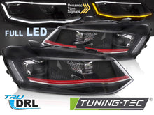 Carica l'immagine nel visualizzatore di Gallery, Fari Anteriori Rossi DRL Sequenziali per Volkswagen Polo (Mk5) 2009-2017
