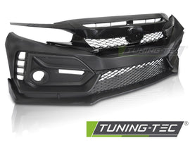 Paraurti Anteriore Sportivo per Honda Civic (Mk10 (FK8 / FC / FK7)) 2016-2021 Berlina, Hatchback