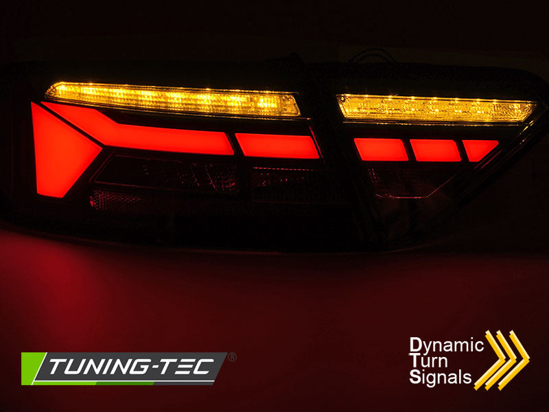 Fanali Posteriori Neri Fumé LED BAR per Audi A5 (8T Facelift) 2011-2016