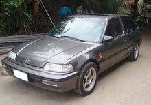 Carica l'immagine nel visualizzatore di Gallery, Specchietti Spoon Style Elettrici SK-Import Neri Honda Civic EF ED EE CRX ED EE - foto 4