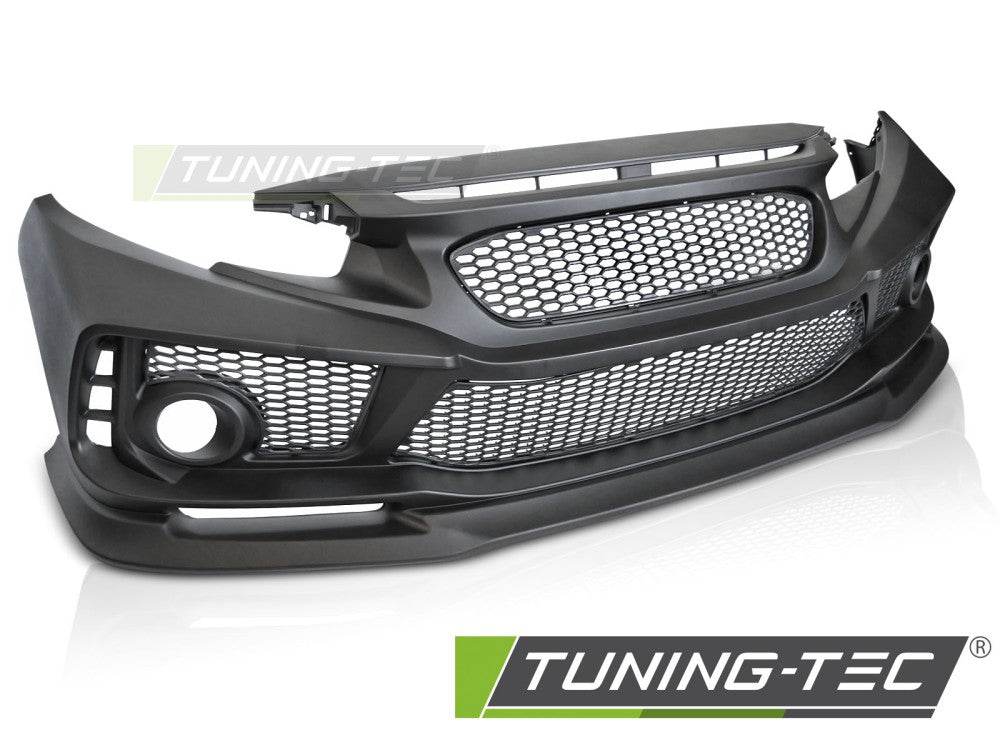 Paraurti Anteriore Sportivo per Honda Civic (Mk10 (FK8 / FC / FK7)) 2016-2021 Berlina, Hatchback