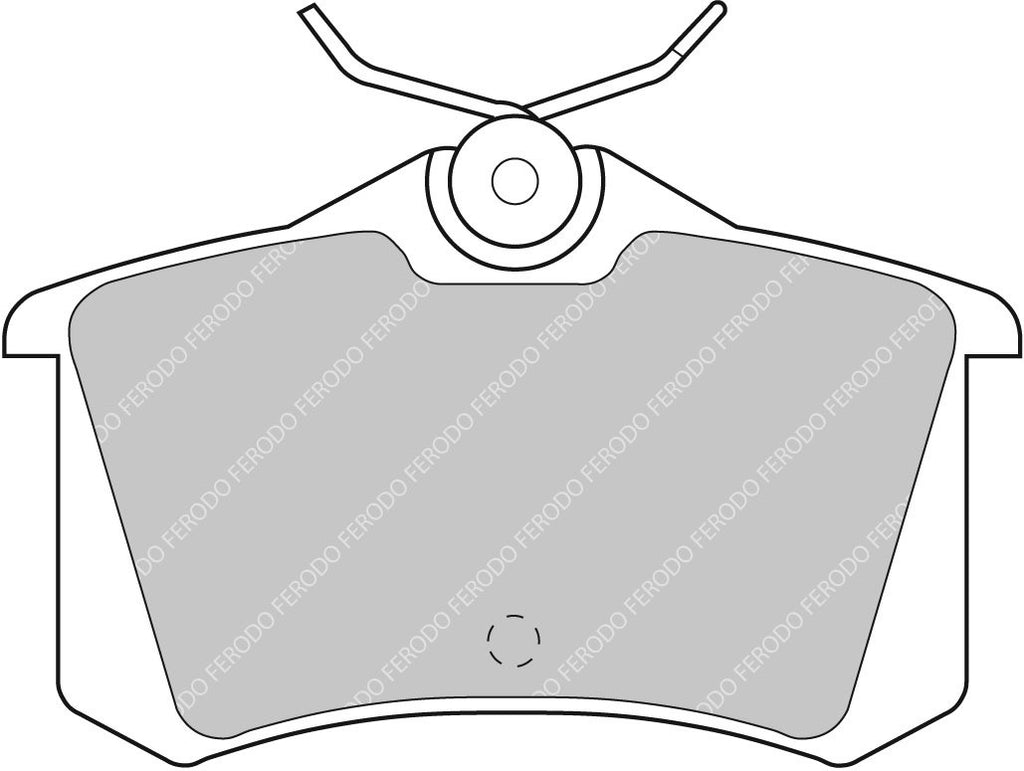 Pastiglie freni Ferodo DS Performance posteriori Volkswagen Beetle A5, Golf Mk2/Mk3/Mk4, Golf GTI Mk2/Mk3/Mk4, Golf R32 Mk4 e altri modelli