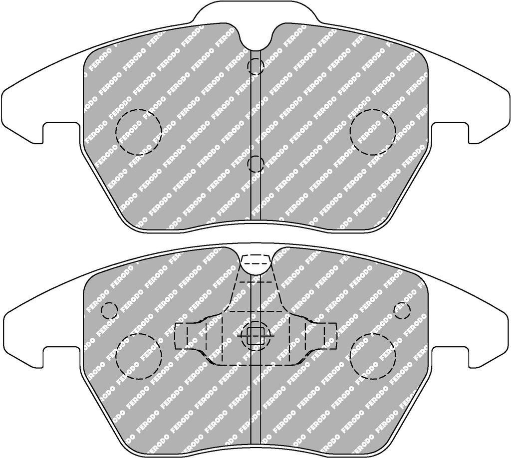 Pastiglie freni racing Ferodo DS1.11 anteriori Audi A1 8X, A3 8P, Q3 8U, TT 8J