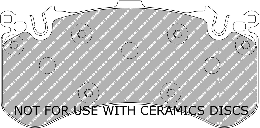 Pastiglie freni Ferodo DS2500 anteriori Audi S6 C7, S7 C7, S8 D4, A8 D4
