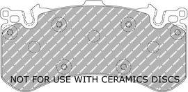 Pastiglie freni Ferodo DS2500 anteriori Audi S6 C7, S7 C7, S8 D4, A8 D4