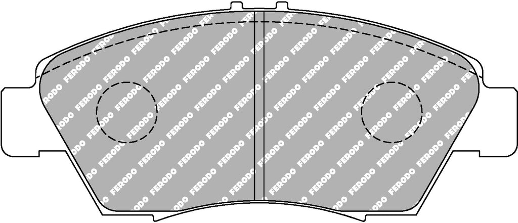 Pastiglie freni Ferodo DS2500 anteriori Honda Civic EG/EH/EJ/EK/EM/EP1/EP2, Integra DC5
