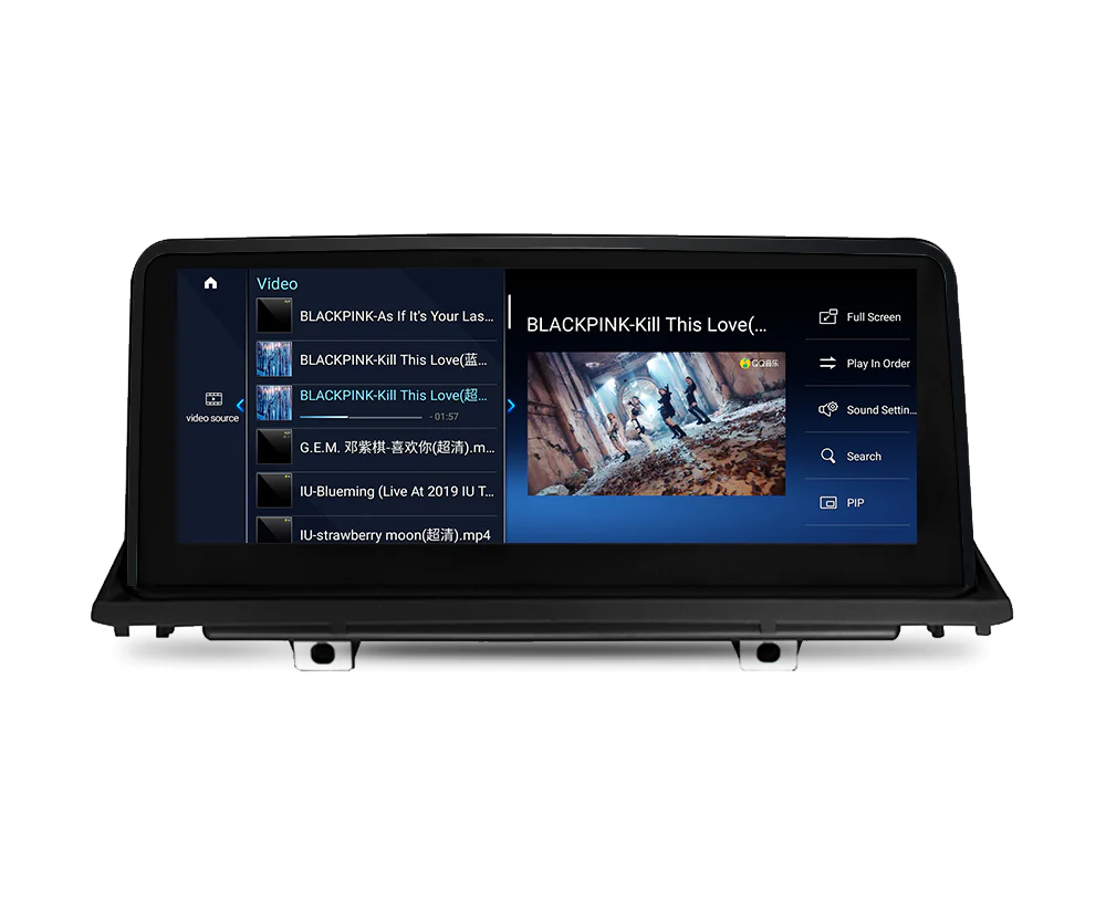 Monitor Shermo Carplay 10.25" Android 12.0 8G+128G Qualcomm Octa-core MultiMedia BMW X5 E70 X6 E71 2007-2014 Car Radio Bluetooth Smart Navigation Video Player