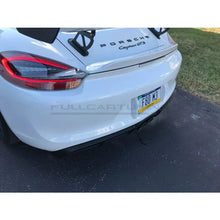 Carica l'immagine nel visualizzatore di Gallery, Dettaglio spoiler ducktail Porsche Cayman 981 da verniciare