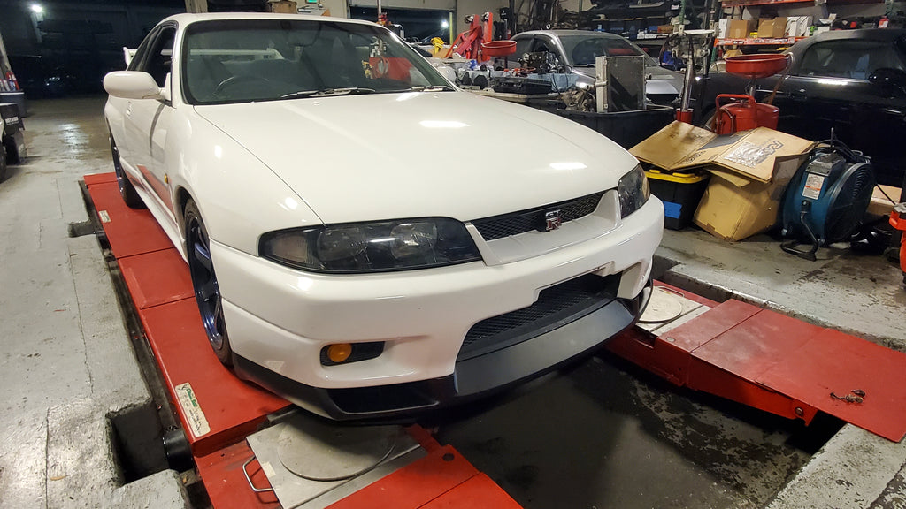 Lip Paraurti Anteriore Serie 3 Style PU Design Nissan Skyline R33 - foto 2