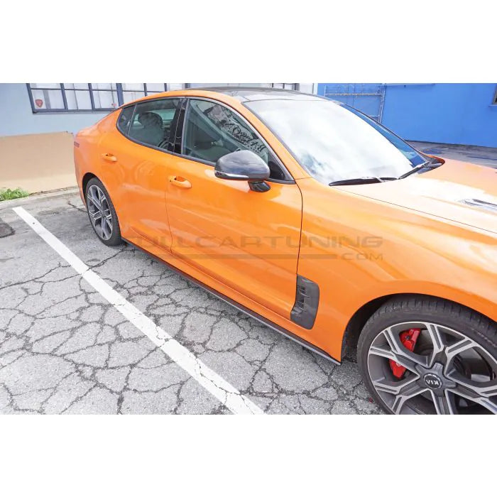 CarbonWorks Minigonne laterali CK Style in carbonio per Kia Stinger dal 2017 - foto 3
