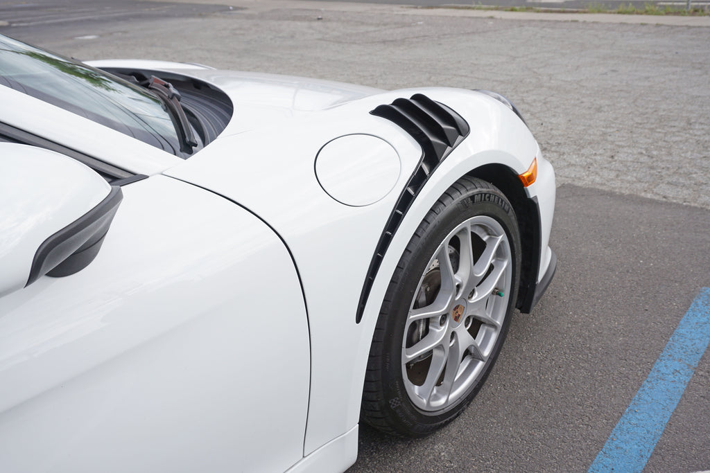 Parafanghi Anteriori RS Style SK-Import Acciaio Porsche Cayman e Boxster 981 - foto 3