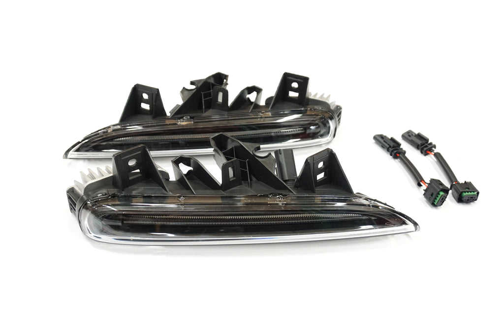 Paraurti Anteriore GT4 Style SK-Import Porsche 981 Con Fori Lavafari - foto 5