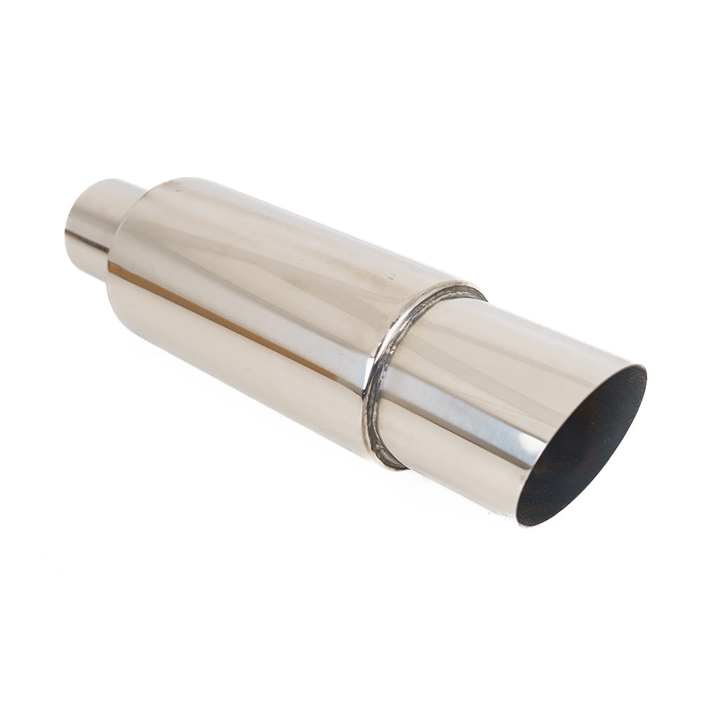 Terminale di Scarico Universale SK-Import Senza Silenziatore 63,5mm Inox