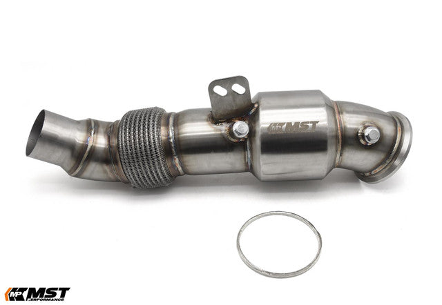 Downpipe catalizzato MST Performance BMW B58 - vista completa