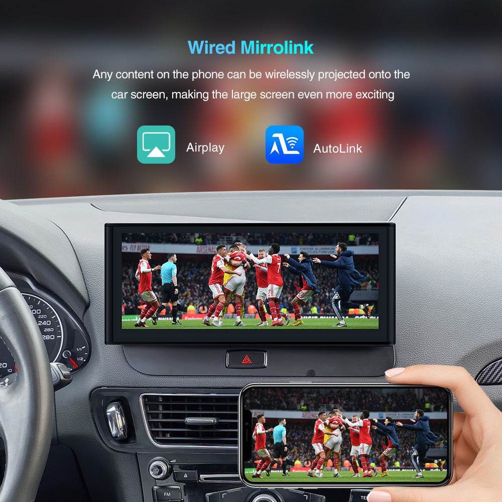 Monitor Apple Carplay Android Auto Interface Automotive Manufacturer per Audi A3 A4 A5 A6 A7 A8 Q3 Q5 2009-2018 Car Radio Stereo Multimedia Car DVD