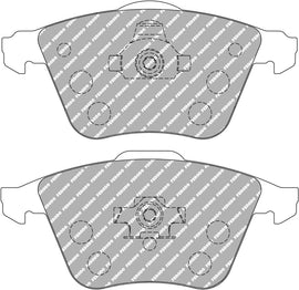 Pastiglie freni racing Ferodo DS UNO anteriori Seat Leon Cupra 1P