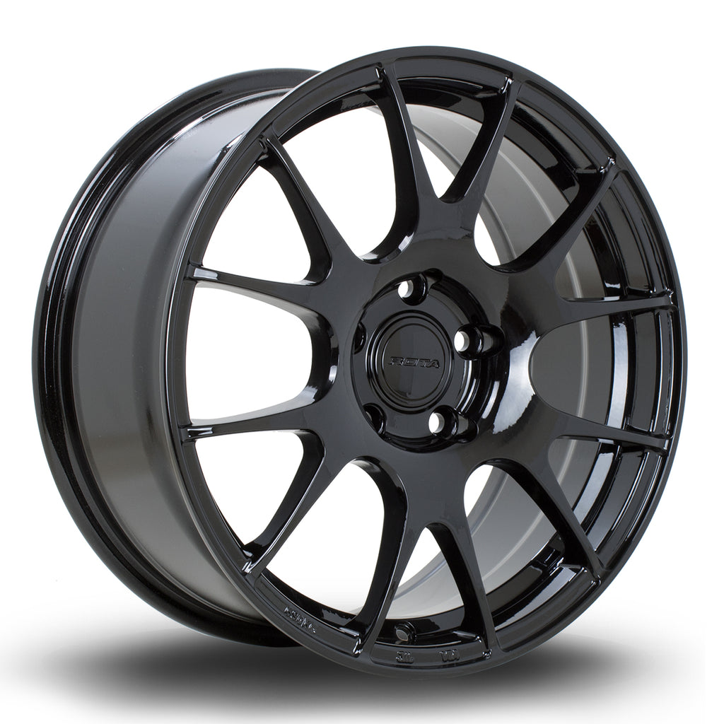 Cerchio in lega Rota Wheels Blitz 17x7.5 5x114.3 ET45 Gloss Black
