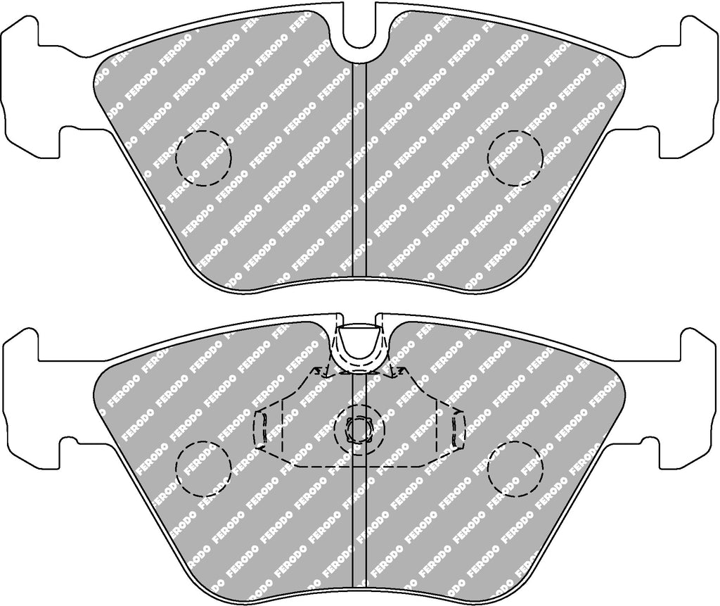 Pastiglie freni Ferodo DS2500 anteriori BMW Serie 5 E39, X3 E83, Z4 E85/E86, Serie 3 E46