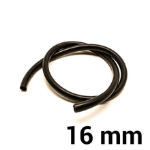 Carica l'immagine nel visualizzatore di Gallery, Tubo in silicone per depressione al metro — 16 mm / Nero