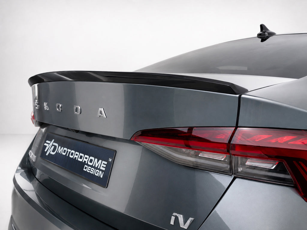 Spoiler a labbro RS stile Skoda Octavia Mk4 (2019-) - foto 2
