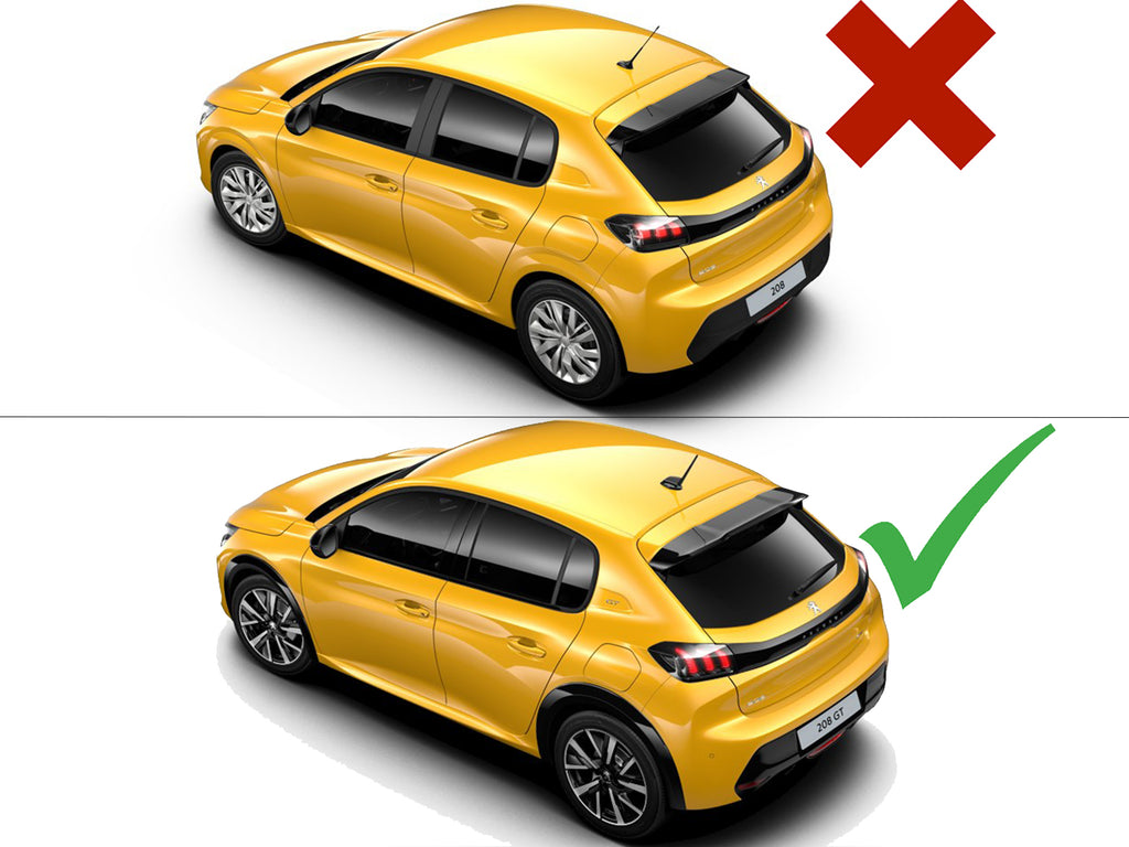 Spoiler tetto V.3 Peugeot 208 Mk2 (2019-) - foto 7