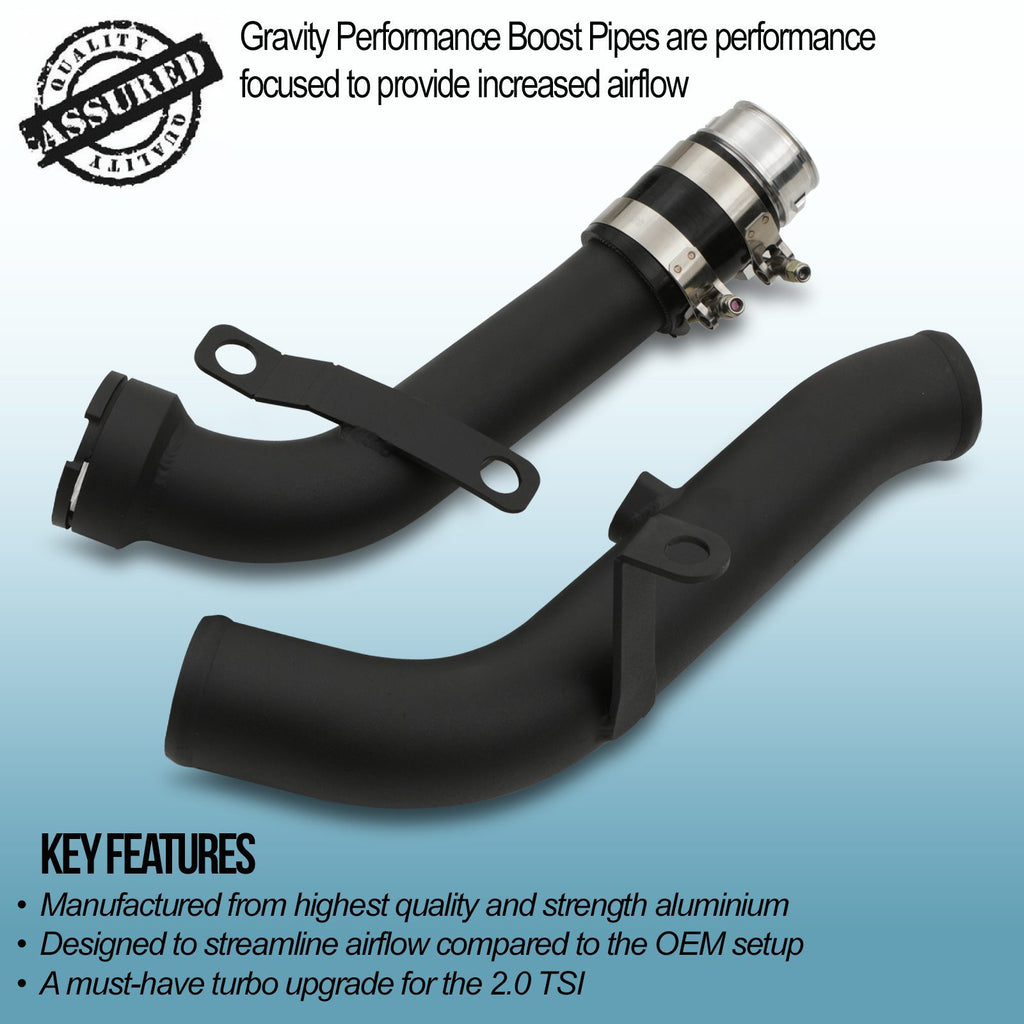 Tubi Intercooler in Alluminio VW Golf MK5 MK6 2.0 TSI GTI 04-13