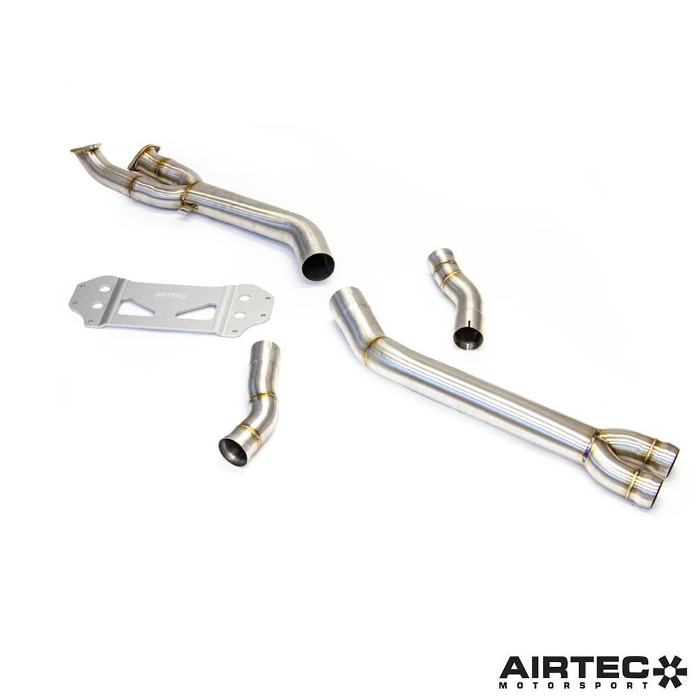 AIRTEC Motorsport 3.5" Secondary Cat Bypass per BMW G80 M3 e G82 M4 - dettaglio 2