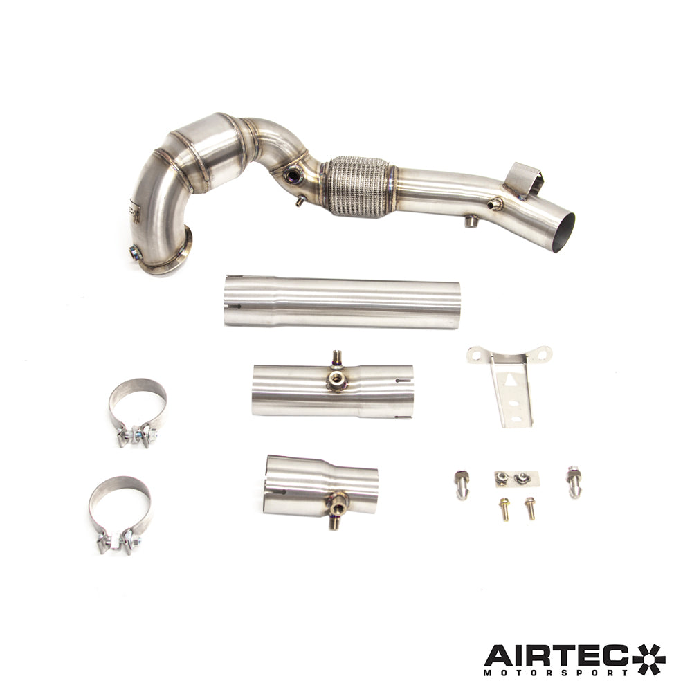 Downpipe con catalizzatore sportivo AIRTEC Motorsport 200 celle per Mk8 Golf GTI
