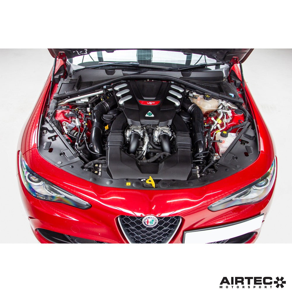 Gomiti di aspirazione AIRTEC Motorsport per Alfa Romeo Giulia Quadrifoglio 2.9 V6 - dettaglio 3