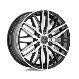 Cerchio in Lega AXE EX30T 18x8 ET45 6x120 Gloss Black & Polished
