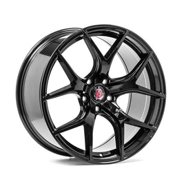 Cerchio in Lega AXE EX34 20x10 ET40 5H con foratura su misura Gloss Black
