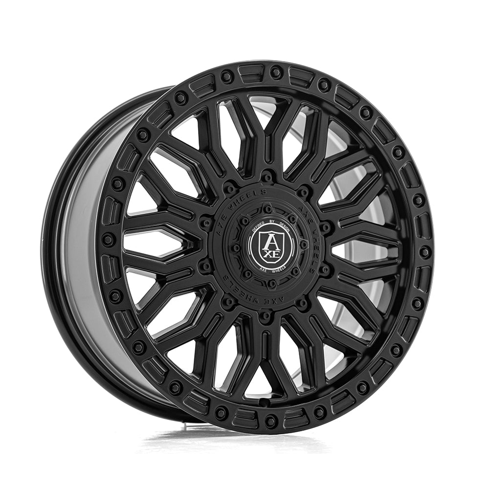 Cerchio in Lega AXE EX39 17x8 ET30-40 con foratura su misura Satin Black